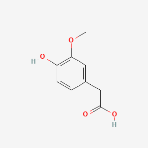 2D structure of homovanillic acid