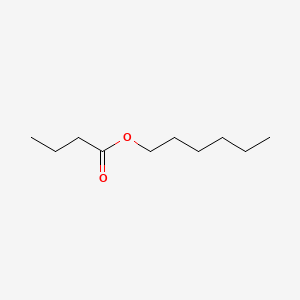 2D structure of hexyl butyrate