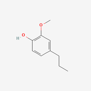 2D structure of 2-methoxy-4-propylphenol