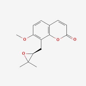 2D Lewis structure of meranzin