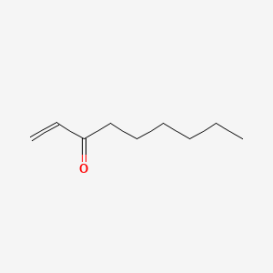 2D Lewis structure of 1-nonen-3-one