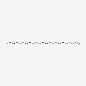 2D Lewis structure of 1-tricosene
