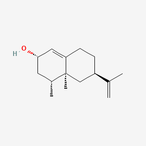 2D Lewis structure of nootkatol