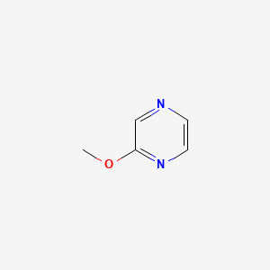 2D Lewis structure of methoxypyrazine