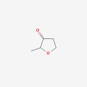 2D Lewis structure of 2-methyltetrahydrofuran-3-one