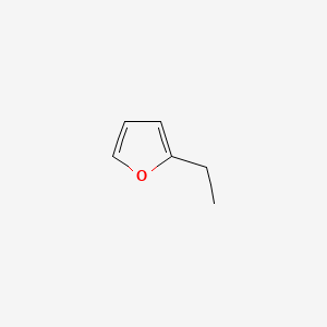 2D Lewis structure of 2-ethylfuran