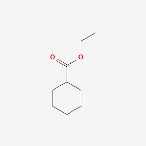 2D structure of ethyl cyclohexanecarboxylate