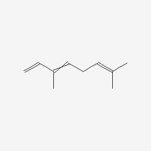 2D Lewis structure of ocimene