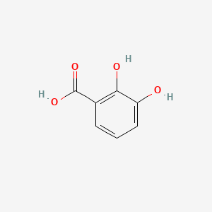 2D structure of 2,3-dihydroxybenzoic acid