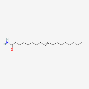 2D Lewis structure of 9-octadecenamide