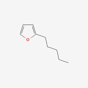 2D structure of 2-pentylfuran
