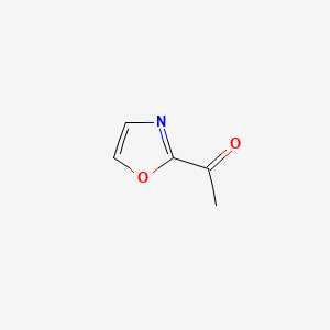 2D Lewis structure of 2-acetyloxazole