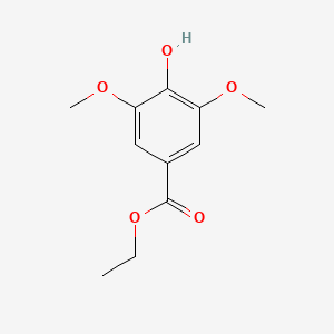 2D Lewis structure of ethyl syringate