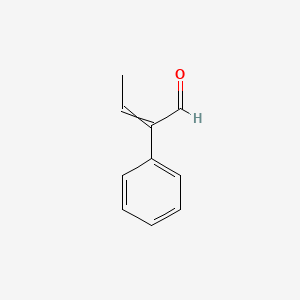2D structure of 2-phenyl-2-butenal