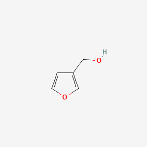 2D Lewis structure of 3-furanmethanol