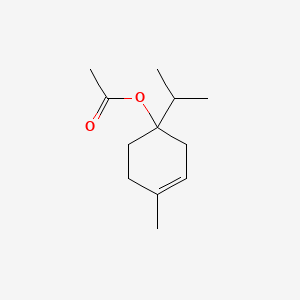 2D Lewis structure of 4-terpinenyl acetate