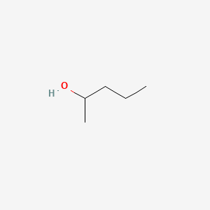 2D Lewis structure of 2-pentanol