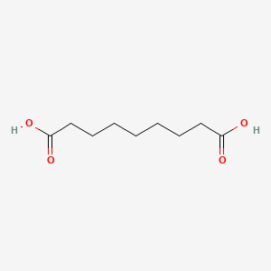 2D Lewis structure of azelaic acid