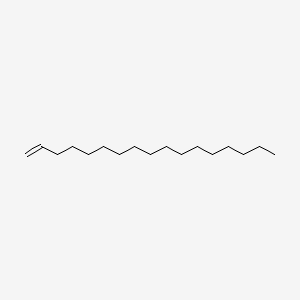 2D structure of 1-heptadecene