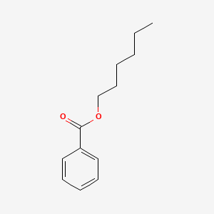 2D structure of hexyl benzoate