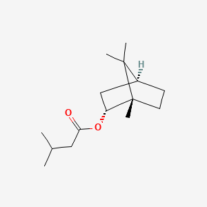 2D Lewis structure of bornyl isovalerate