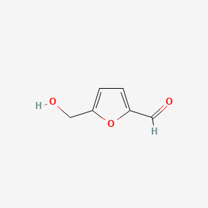 2D structure of 5-hydroxymethylfurfural
