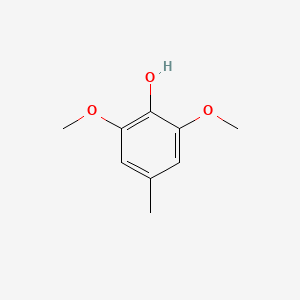 2D Lewis structure of 4-methylsyringol