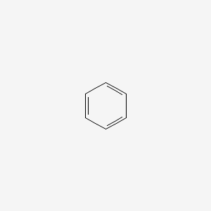 2D Lewis structure of benzene