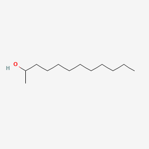 2D Lewis structure of 2-dodecanol