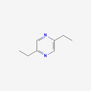2D Lewis structure of 2,5-diethylpyrazine