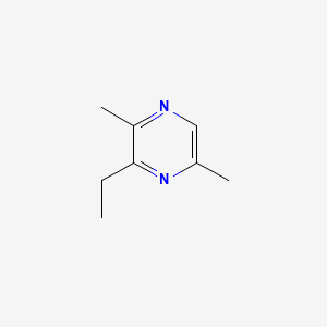 2D Lewis structure of 3-ethyl-2,5-dimethylpyrazine