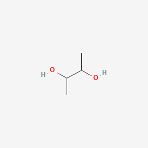 2D Lewis structure of 2,3-butanediol