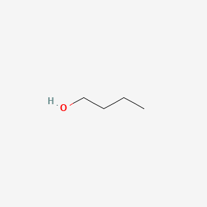 2D structure of 1-butanol