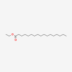 2D Lewis structure of ethyl heptadecanoate