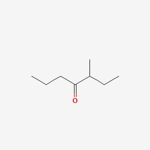 2D Lewis structure of 3-methyl-4-heptanone