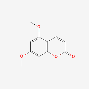 2D structure of 5,7-dimethoxycoumarin