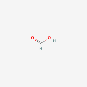 2D Lewis structure of formic acid