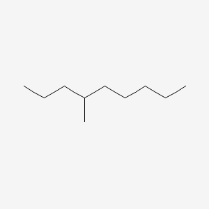 2D Lewis structure of 4-methylnonane