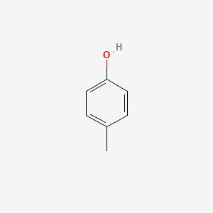 2D Lewis structure of 4-methylphenol