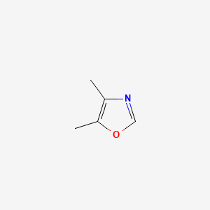 2D Lewis structure of 4,5-dimethyloxazole