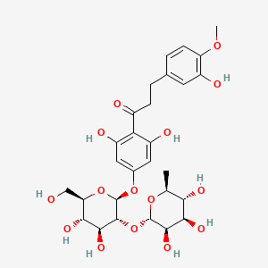 2D Lewis structure of neohesperidin dihydrochalcone
