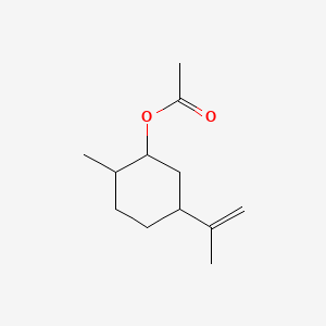 2D structure of dihydrocarvyl acetate