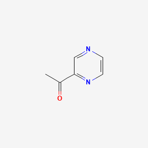 2D structure of acetylpyrazine