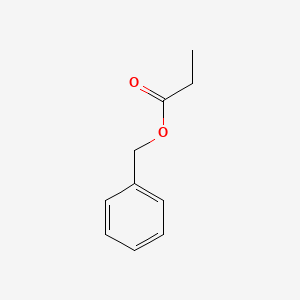 2D Lewis structure of benzyl propionate