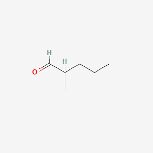 2D structure of 2-methylpentanal