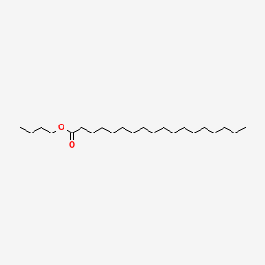 2D Lewis structure of butyl octadecanoate