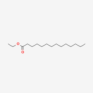 2D structure of ethyl tetradecanoate