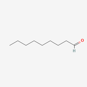 2D Lewis structure of nonanal