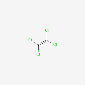 2D Lewis structure of tetrachloroethylene