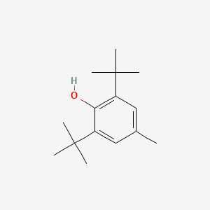 2D structure of 2,6-di-tert-butyl-4-methylphenol
